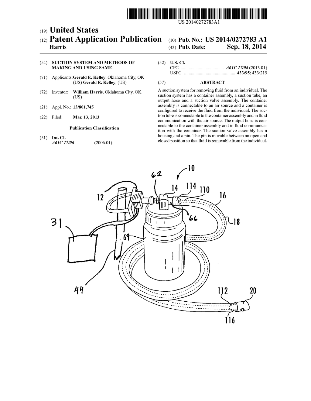 SUCTION SYSTEM AND METHODS OF MAKING AND USING SAME - diagram, schematic, and image 01