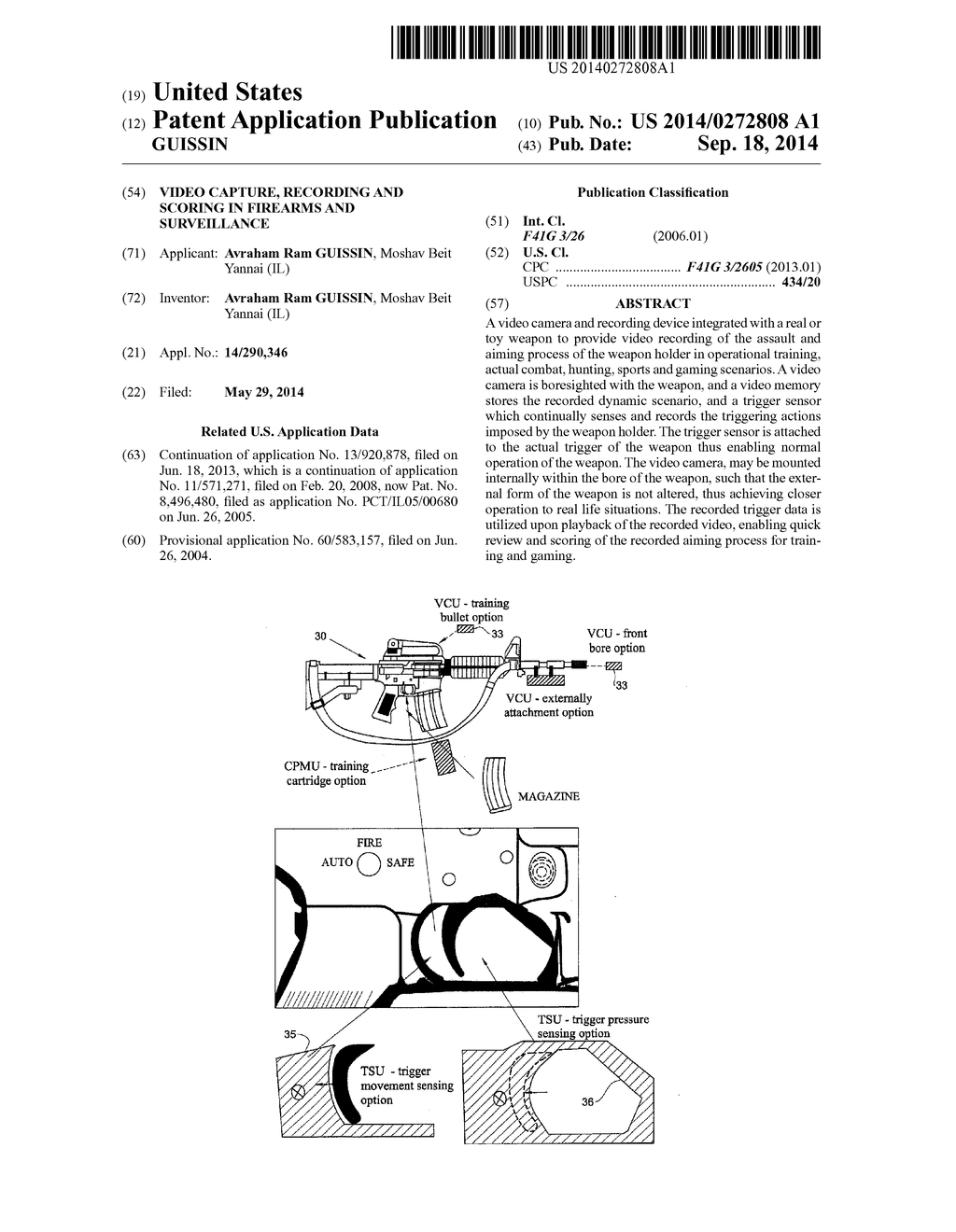 VIDEO CAPTURE, RECORDING AND SCORING IN FIREARMS AND SURVEILLANCE - diagram, schematic, and image 01