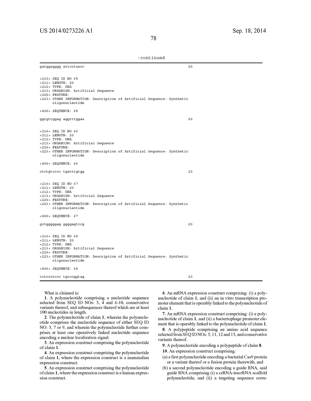 CRISPR/CAS SYSTEMS FOR GENOMIC MODIFICATION AND GENE MODULATION - diagram, schematic, and image 120