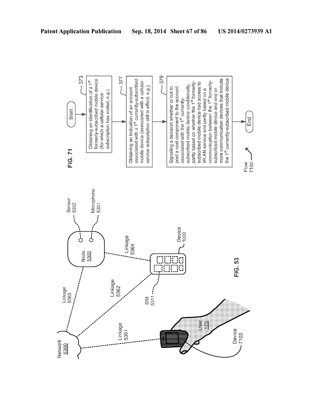 PROTOCOLS FOR FACILITATING BROADER ACCESS IN WIRELESS COMMUNICATIONS BY     CONDITIONALLY AUTHORIZING A CHARGE TO AN ACCOUNT OF A THIRD PARTY - diagram, schematic, and image 68