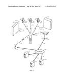 Positioning based on signals injected into concealed infrastructure diagram and image