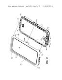 WATERPROOF MOBILE DEVICE CASE diagram and image