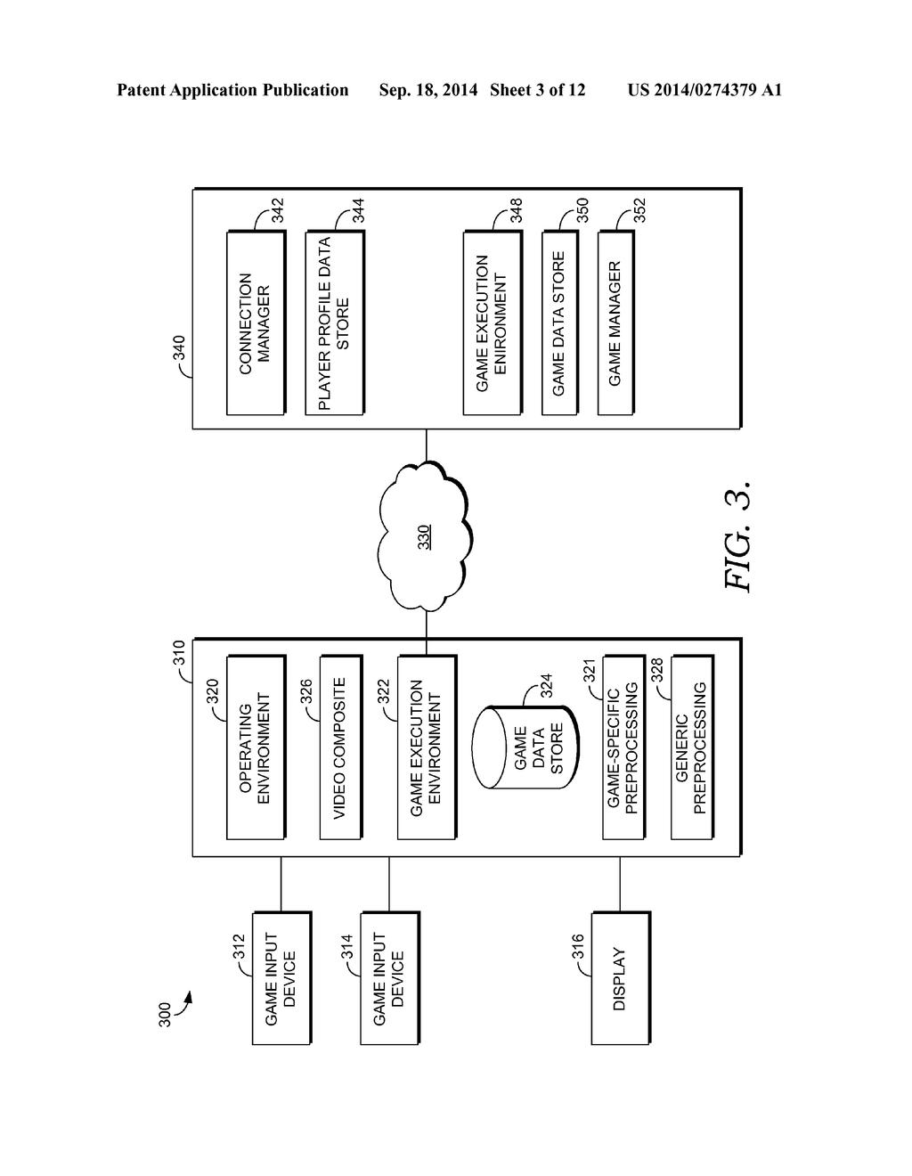 CLIENT SIDE PROCESSING OF CHARACTER INTERACTIONS IN A REMOTE GAMING     ENVIRONMENT - diagram, schematic, and image 04