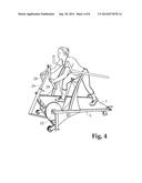 Motorless Treadmill with Large Flywheel diagram and image