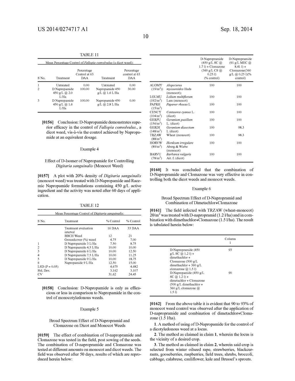 SELECTIVE WEED CONTROL USING D-NAPROPAMIDE - diagram, schematic, and image 11