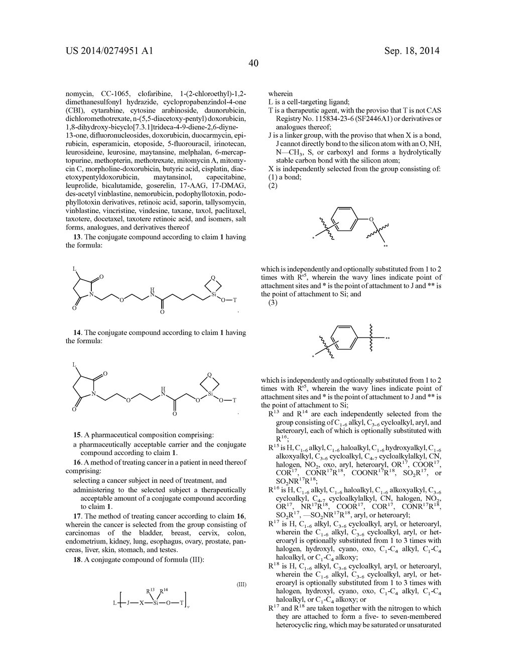 LIGAND-THERAPEUTIC AGENT CONJUGATES, SILICON-BASED LINKERS, AND METHODS     FOR MAKING AND USING THEM - diagram, schematic, and image 43