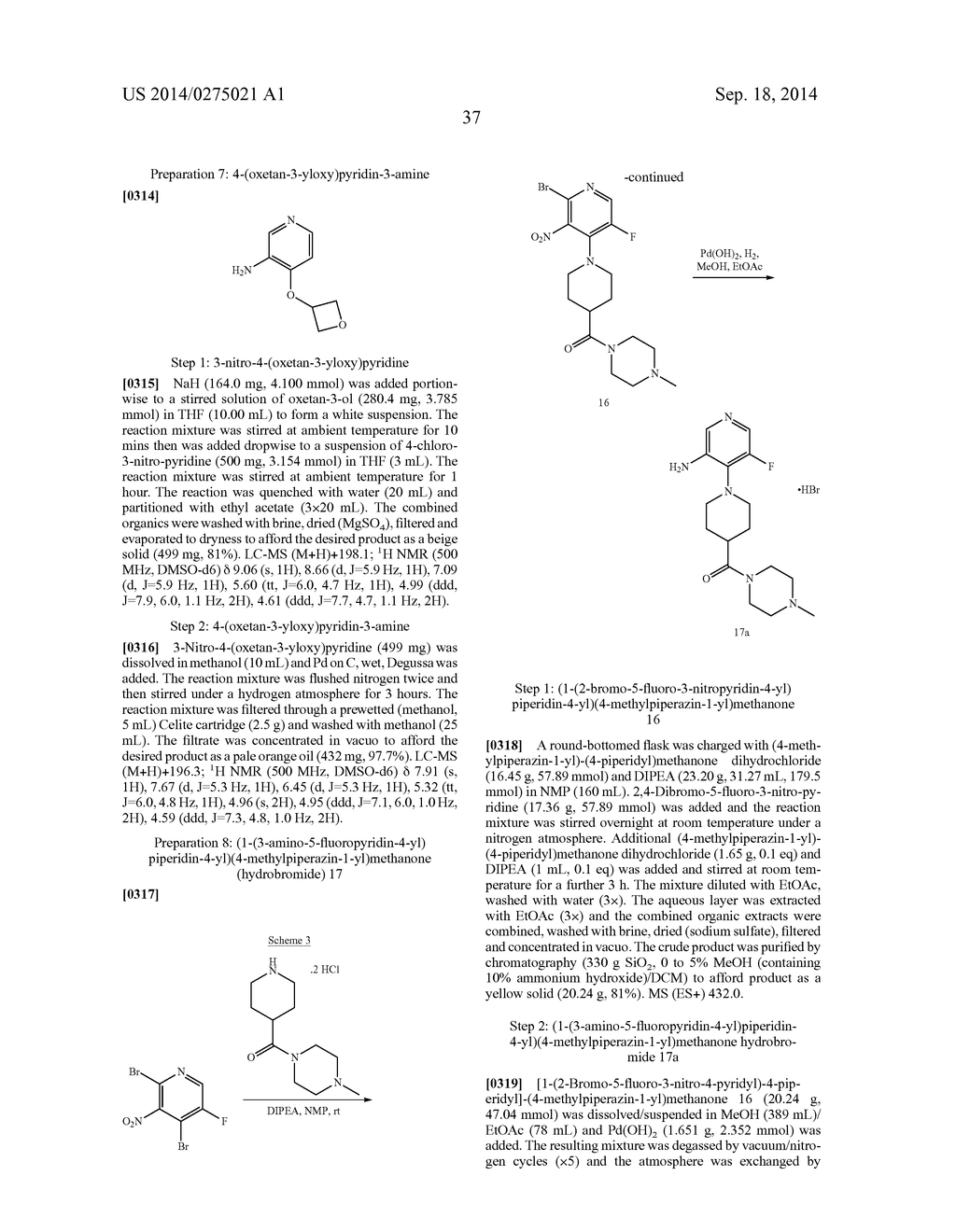 COMPOUNDS USEFUL AS INHIBITORS OF ATR KINASE - diagram, schematic, and image 38