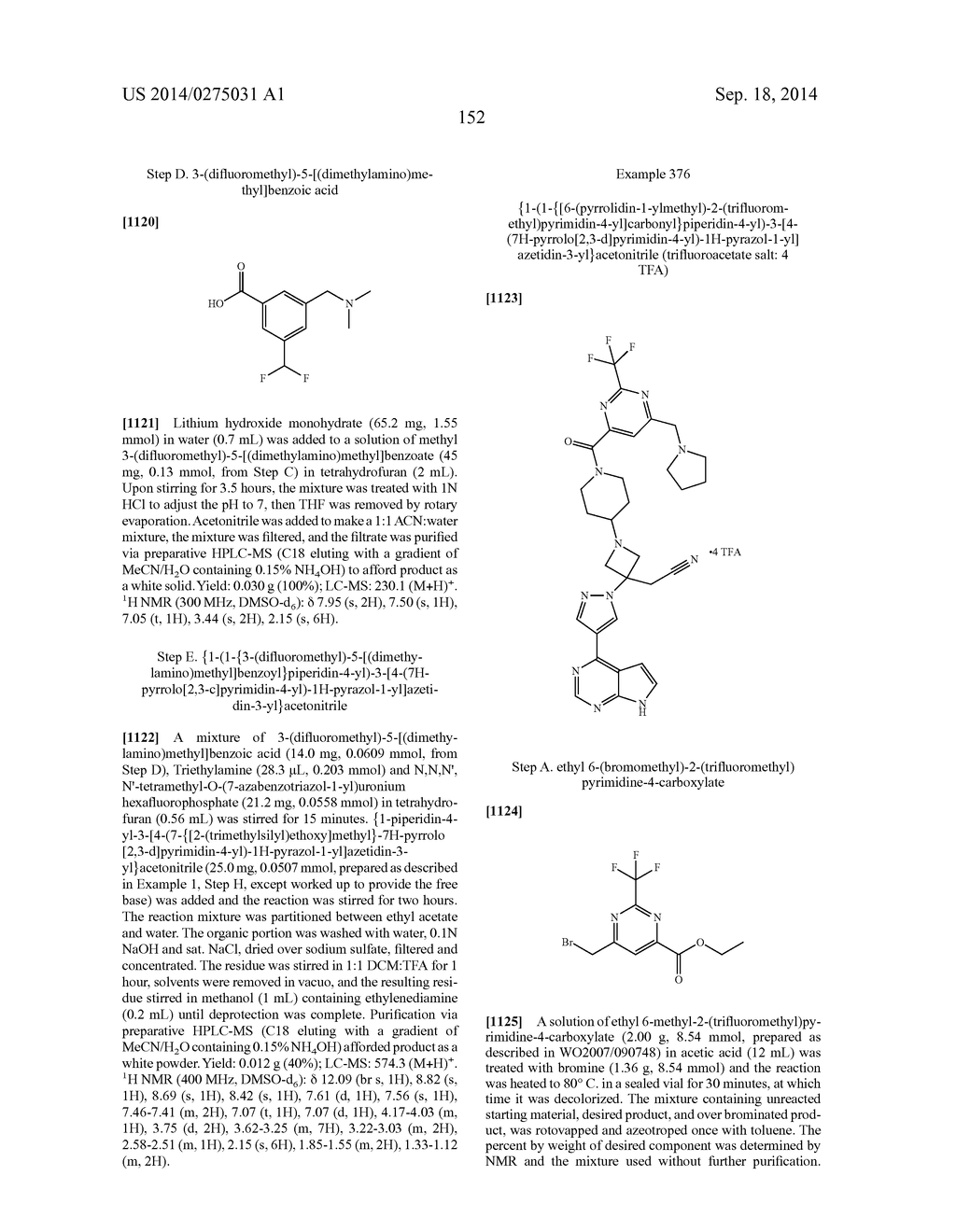 PIPERIDIN-4-YL AZETIDINE DERIVATIVES AS JAK1 INHIBITORS - diagram, schematic, and image 156