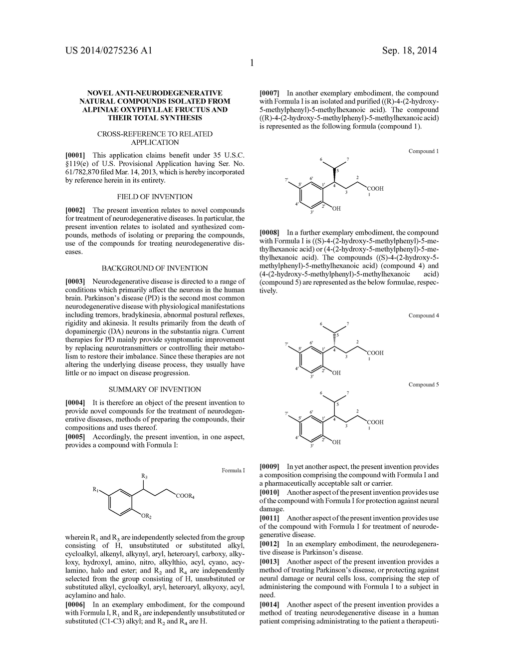 Novel anti-neurodegenerative natural compounds isolated from Alpiniae     Oxyphyllae Fructus and their total synthesis - diagram, schematic, and image 11