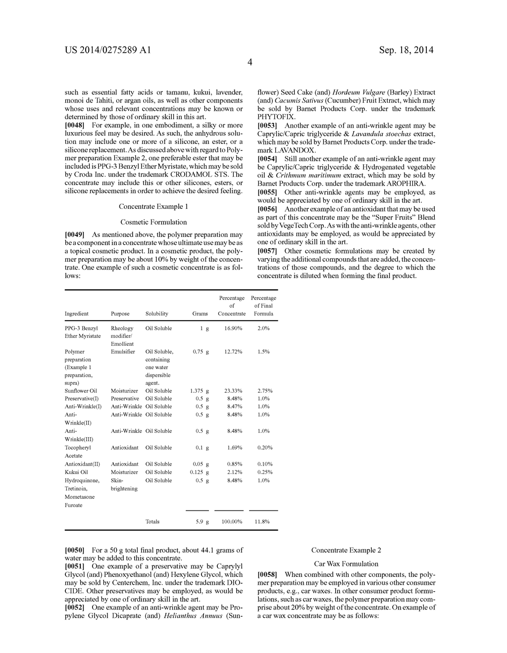 CONCENTRATE FOR FORMING WATER-GEL EMULSION MATRIX AND KIT INCLUDING SAME - diagram, schematic, and image 07