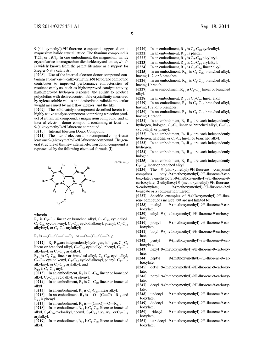 INTERNAL AND EXTERNAL DONOR COMPOUNDS FOR OLEFIN POLYMERIZATION CATALYSTS     IV - diagram, schematic, and image 10