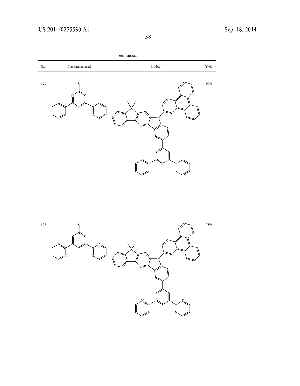 MATERIALS FOR ORGANIC ELECTROLUMINESCENT DEVICES - diagram, schematic, and image 59