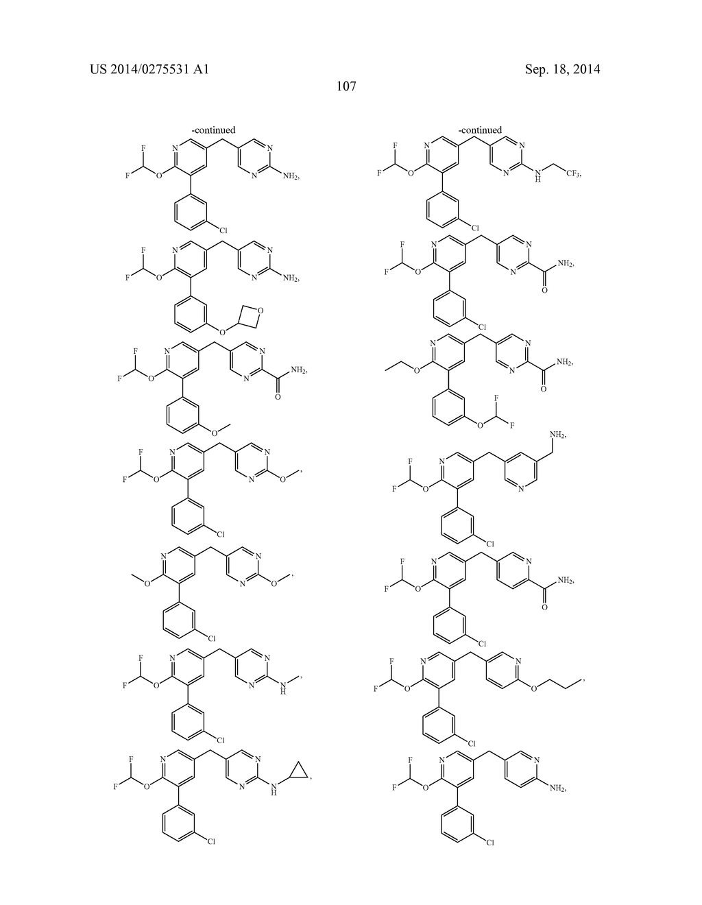 SUBSTITUTED PYRIDINE AND PYRAZINE COMPOUNDS AS PDE4 INHIBITORS - diagram, schematic, and image 108