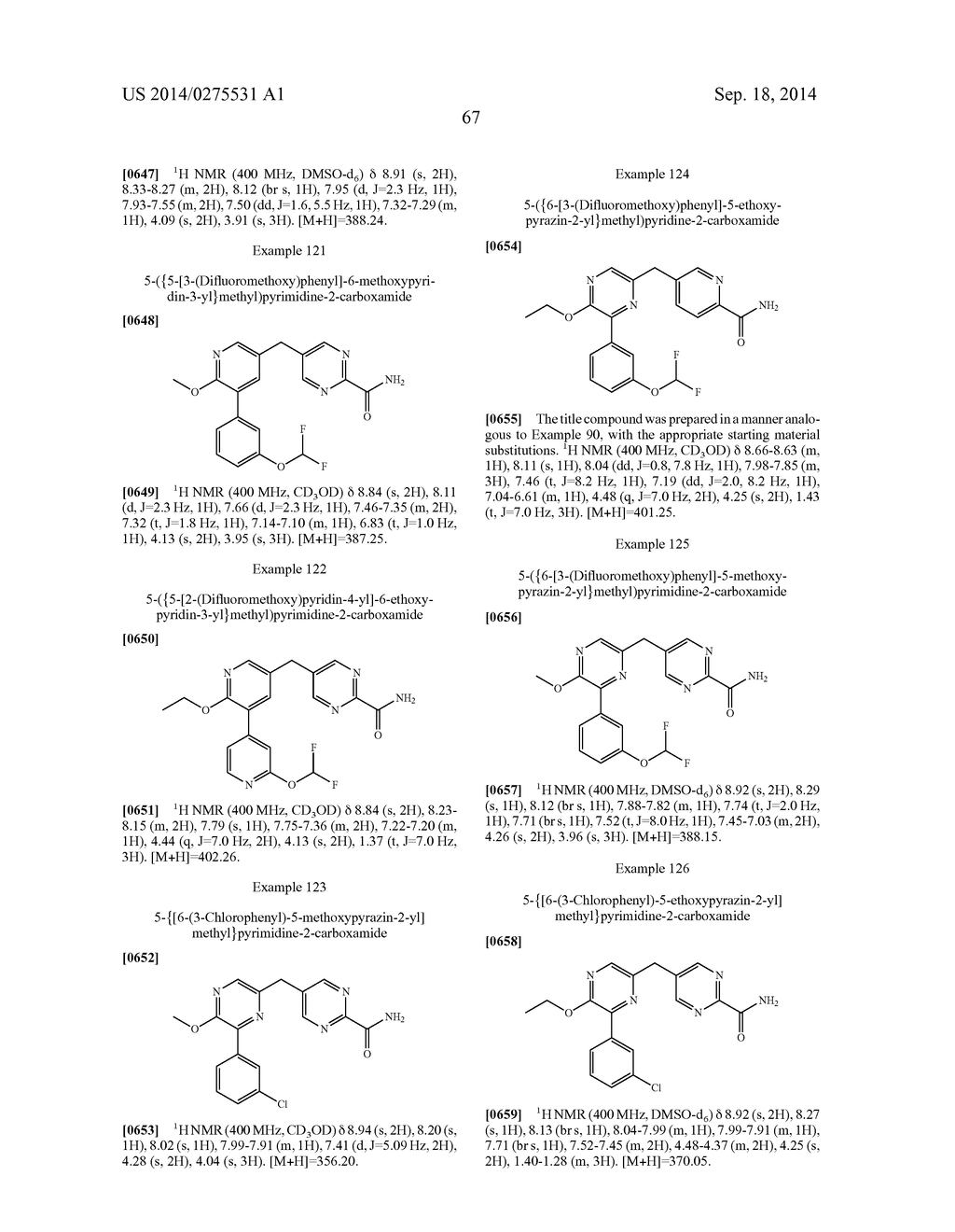 SUBSTITUTED PYRIDINE AND PYRAZINE COMPOUNDS AS PDE4 INHIBITORS - diagram, schematic, and image 68