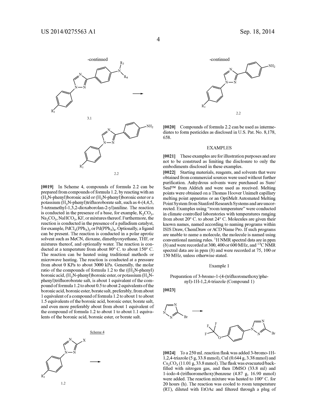 PREPARATION OF 1,3-(SUBSTITUTED-DIARYL)-1,2,4-TRIAZOLES AND INTERMEDIATES     THEREFROM - diagram, schematic, and image 05