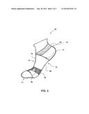 SOCK WITH INTEGRALLY KNIT SUPPORT diagram and image