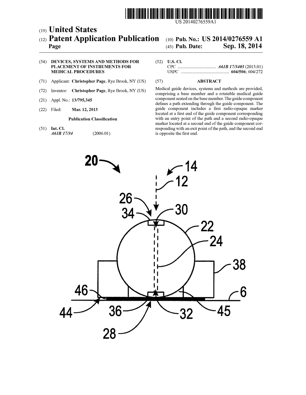 DEVICES, SYSTEMS AND METHODS FOR PLACEMENT OF INSTRUMENTS FOR MEDICAL     PROCEDURES - diagram, schematic, and image 01