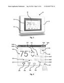 HVAC CONTROLLER HAVING INTEGRATED COMFORT WINDOW DISPLAY diagram and image