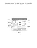 HVAC CONTROLLER HAVING INTEGRATED COMFORT WINDOW DISPLAY diagram and image