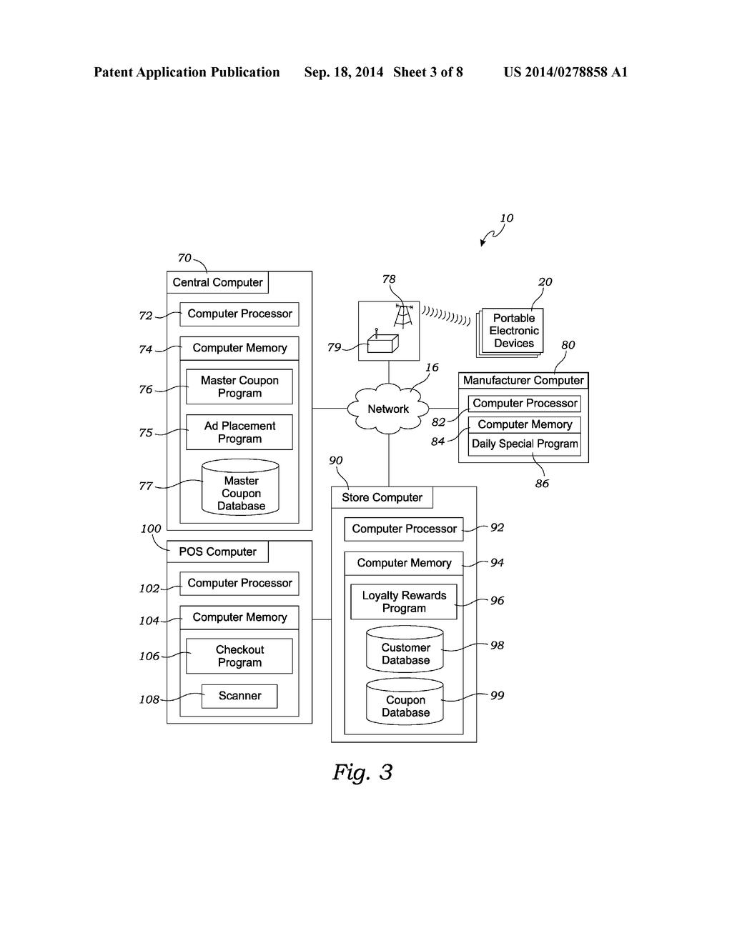 METHOD FOR GENERATING, DISTRIBUTING, and REDEEMING ELECTRONIC COUPONS - diagram, schematic, and image 04