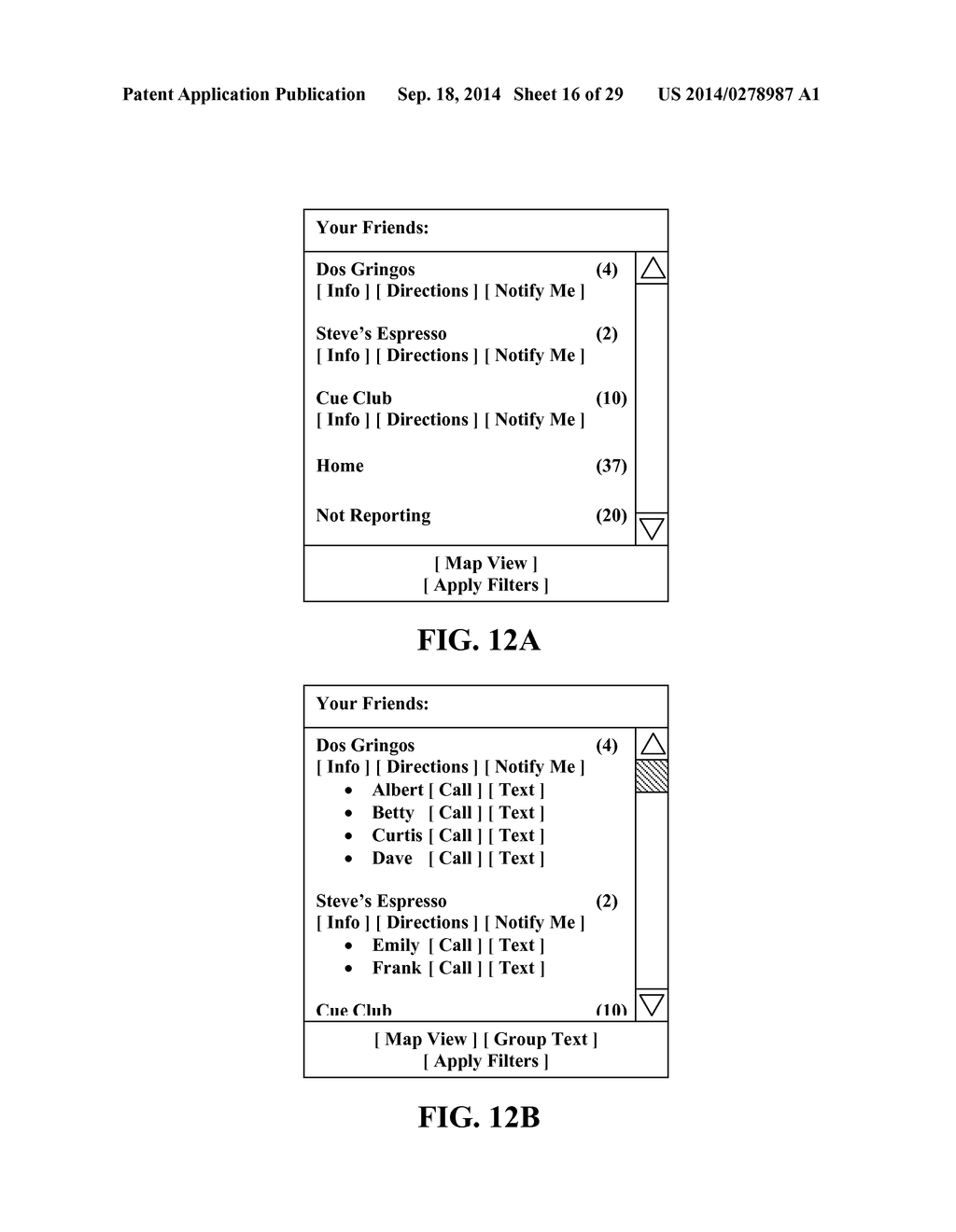 Systems and Methods to Provide an Advertisement Relating to a Recommended     Business to a User of a Wireless Device Based on a Location History of     Visited Physical Named Locations Associated with the User - diagram, schematic, and image 17