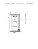 MOBILE DEVICE USER INTERFACE WITH DYNAMIC ADVERTISING CONTROL INTERFACE     AREA diagram and image