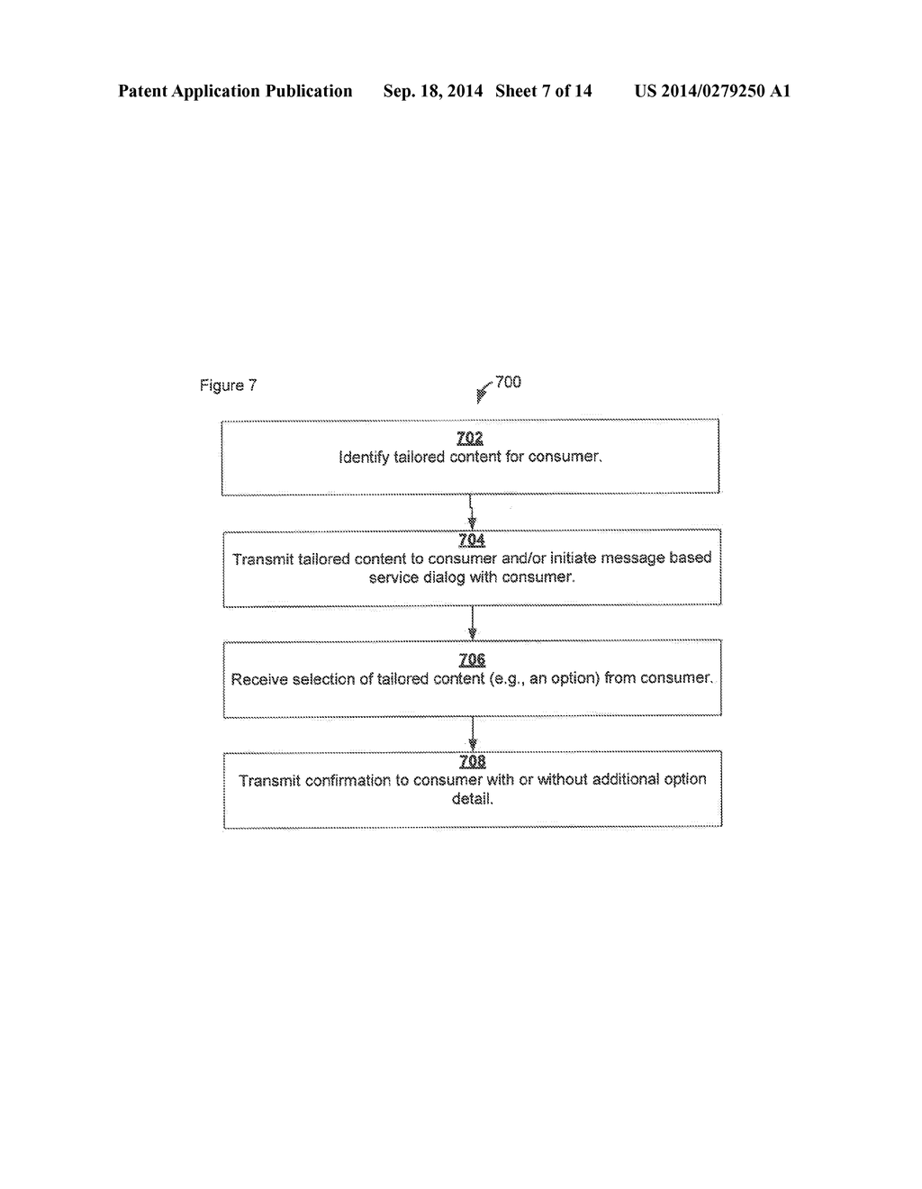 Systems and Methods for Identifying and Delivering Tailored Content Based     Upon a Service Dialog - diagram, schematic, and image 08