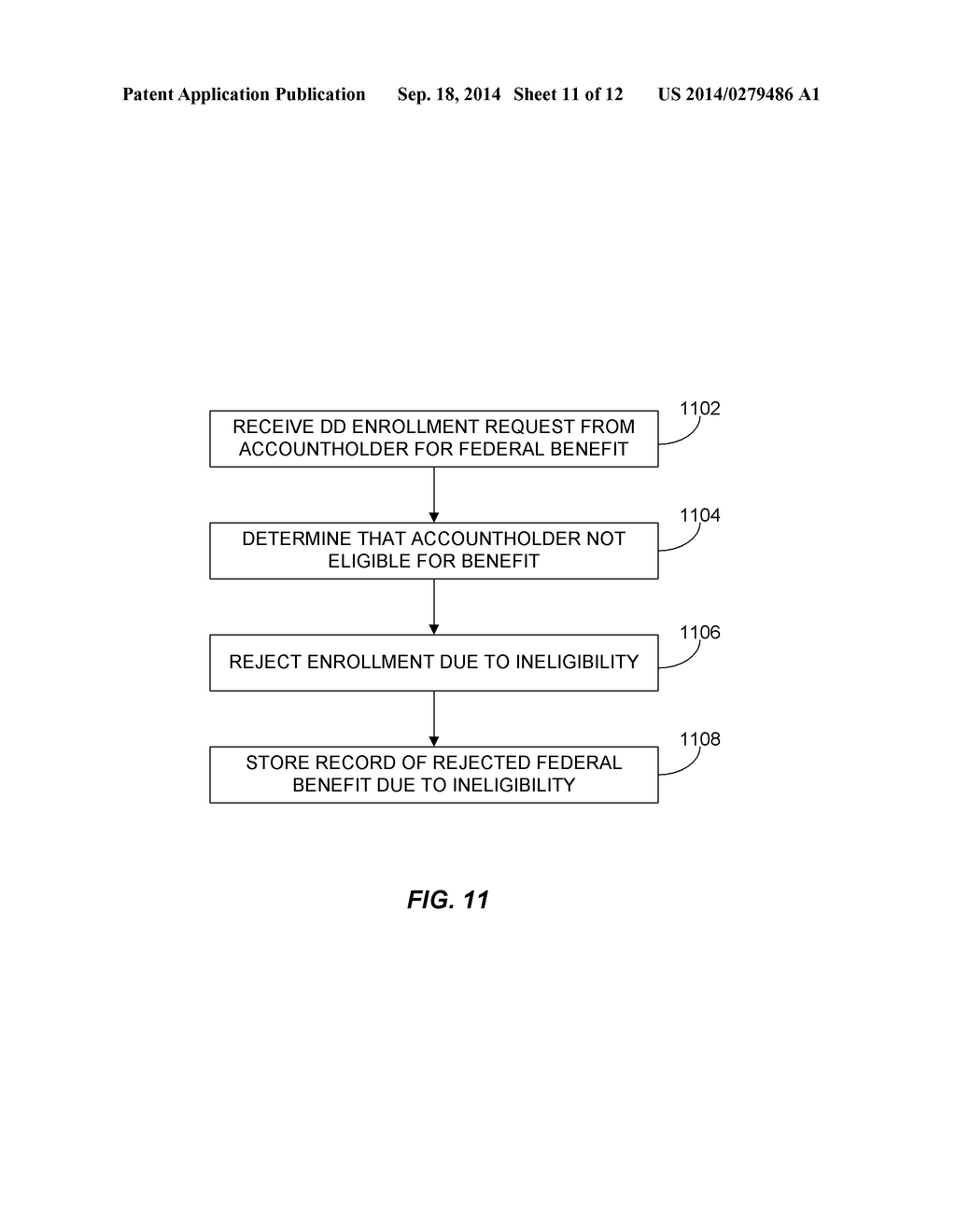 SYSTEM AND METHOD FOR GUARDING AGAINST FRAUDULENT DIRECT DEPOSIT     ENROLLMENTS IN AN ISSUER-EFFECTUATED ENROLLMENT SYSTEM - diagram, schematic, and image 12