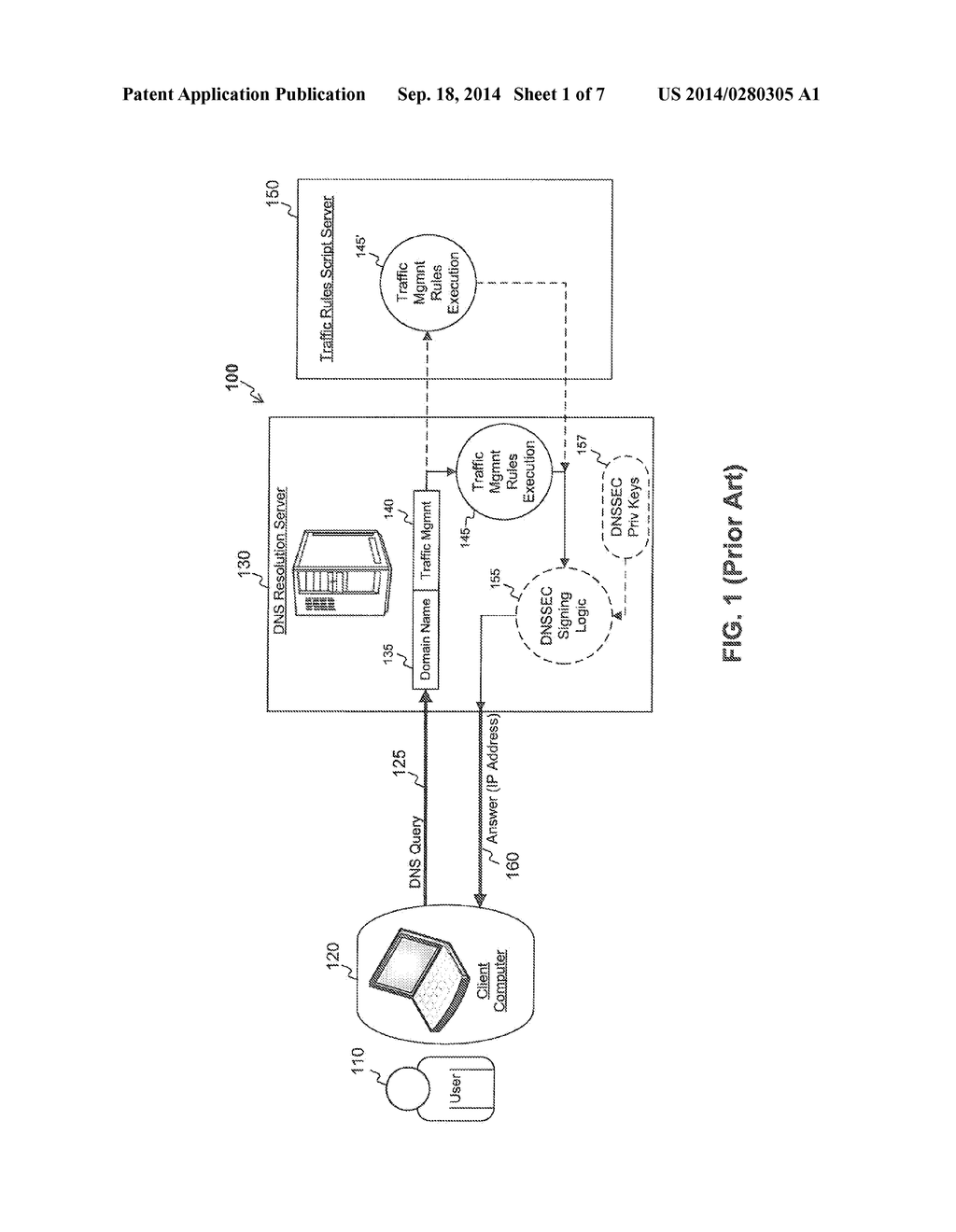 HIGH PERFORMANCE DNS TRAFFIC MANAGEMENT - diagram, schematic, and image 02