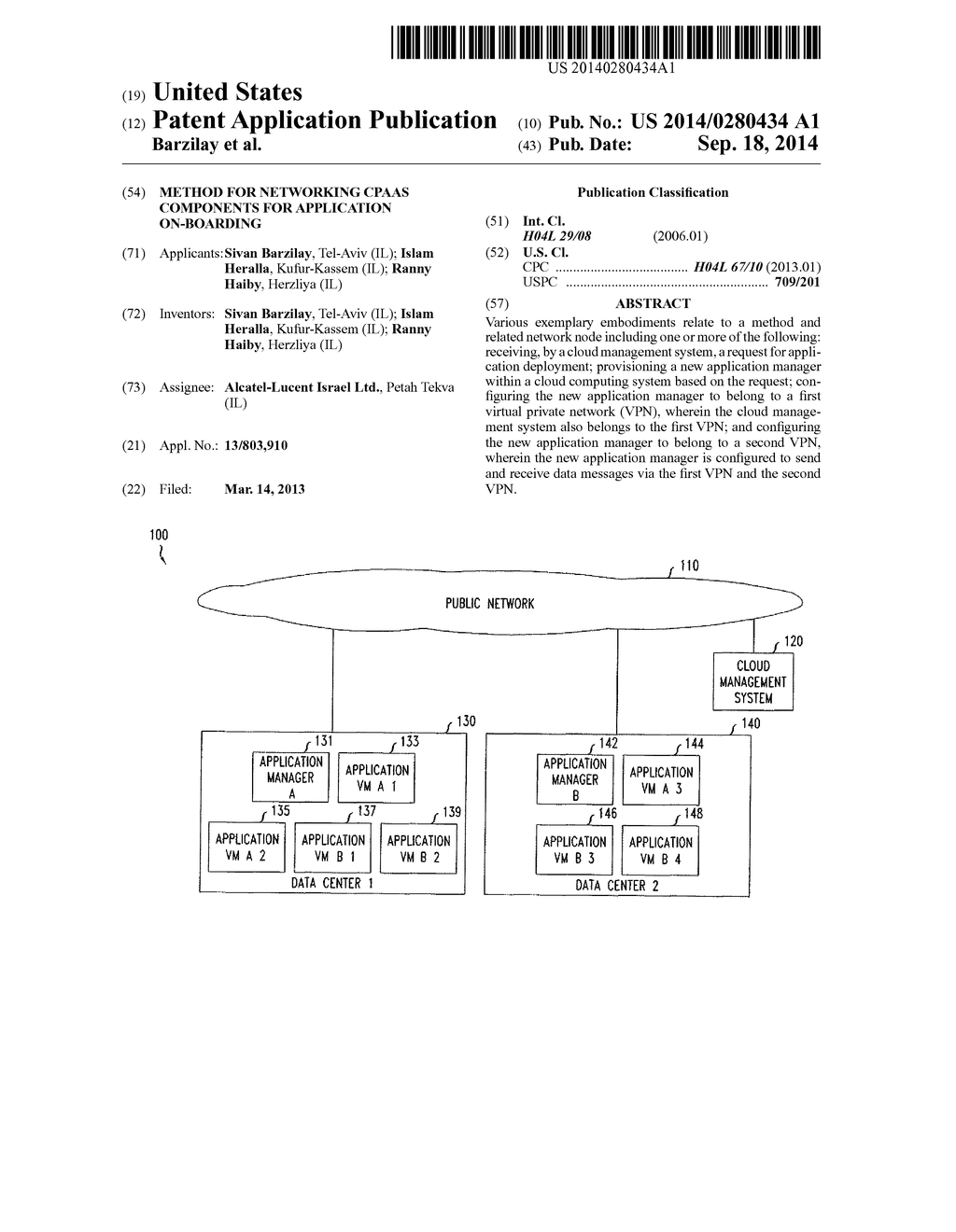 METHOD FOR NETWORKING CPAAS COMPONENTS FOR APPLICATION ON-BOARDING - diagram, schematic, and image 01