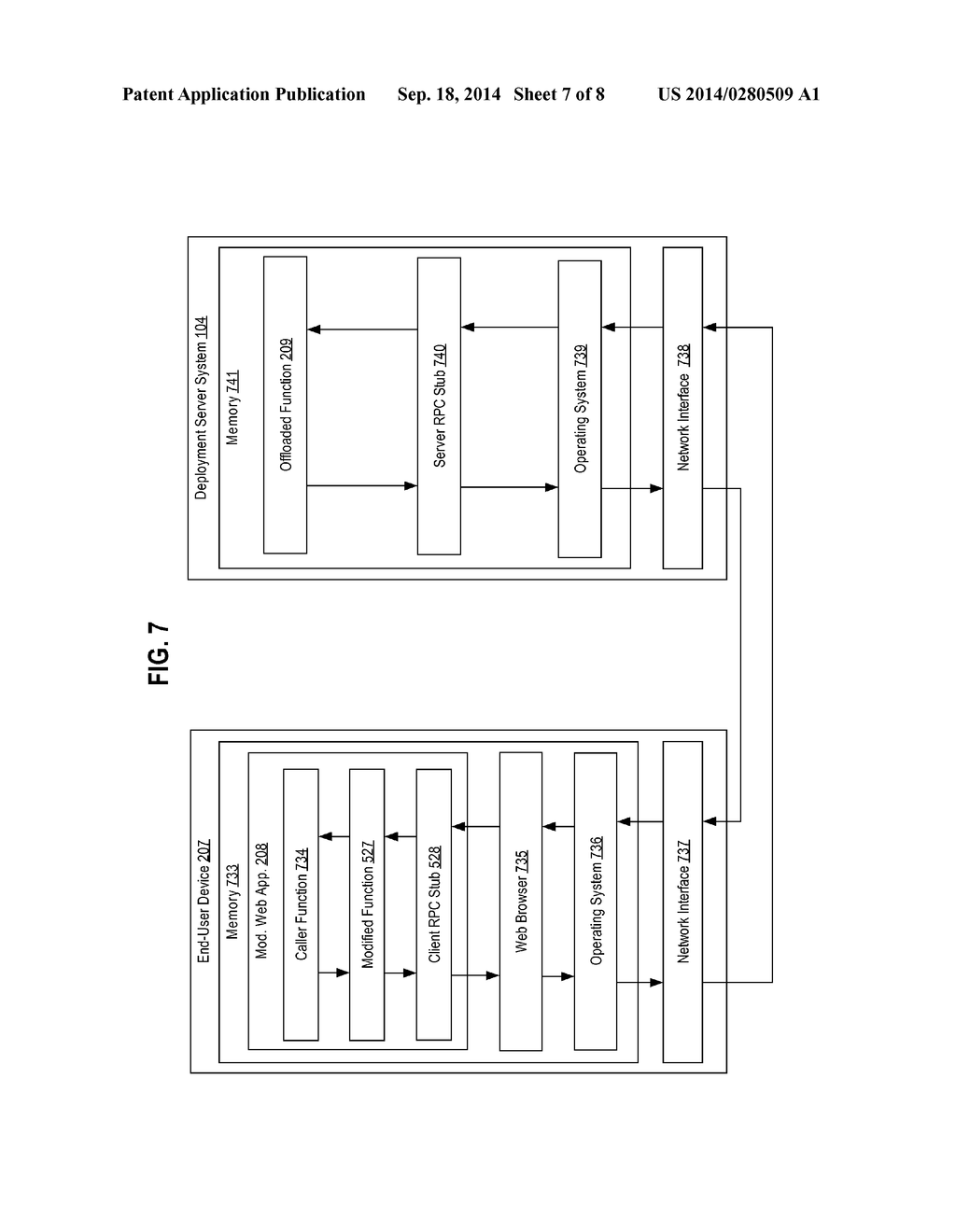 OFFLOADING EXECUTION OF A PORTION OF A CLIENT-SIDE WEB APPLICATION TO A     SERVER - diagram, schematic, and image 08