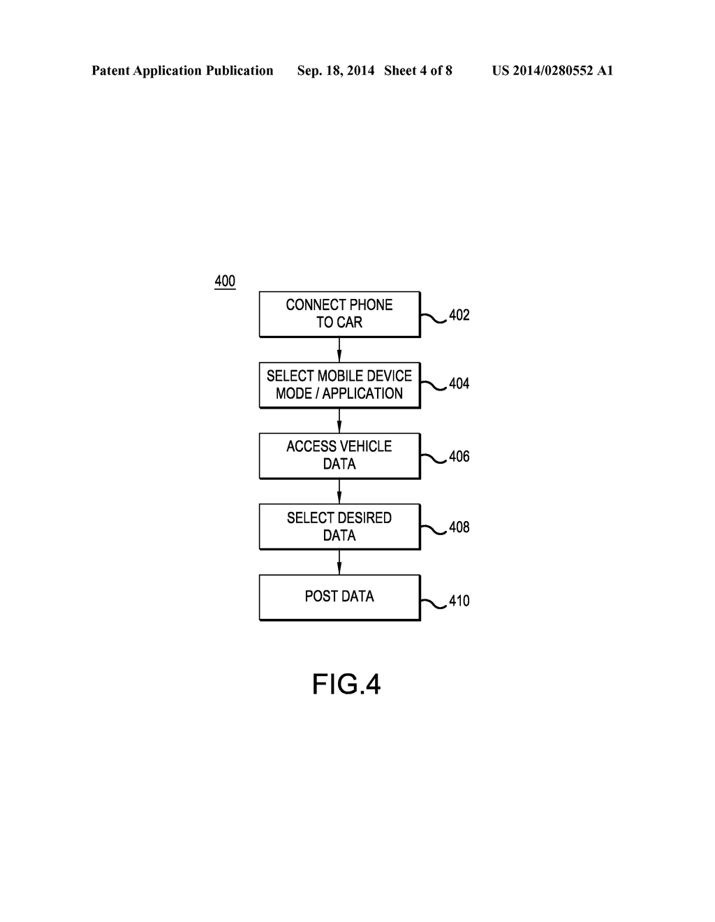 METHOD TO TRANSMIT REAL-TIME IN-VEHICLE INFORMATION TO AN INTERNET SERVICE - diagram, schematic, and image 05