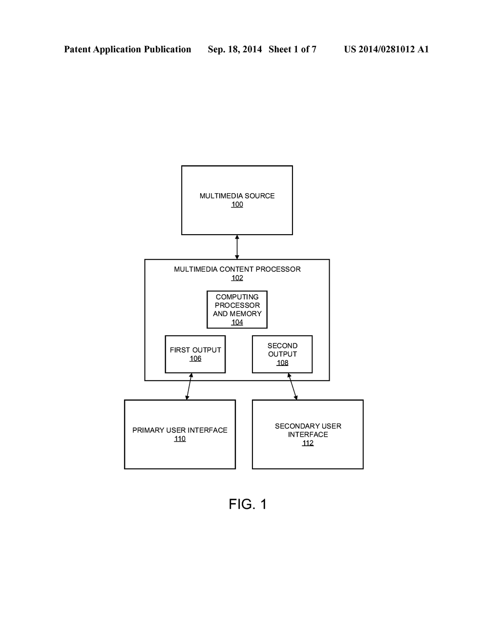 SYSTEMS AND METHODS FOR IDENTIFYING AND SEPARATELY PRESENTING DIFFERENT     PORTIONS OF MULTIMEDIA CONTENT - diagram, schematic, and image 02