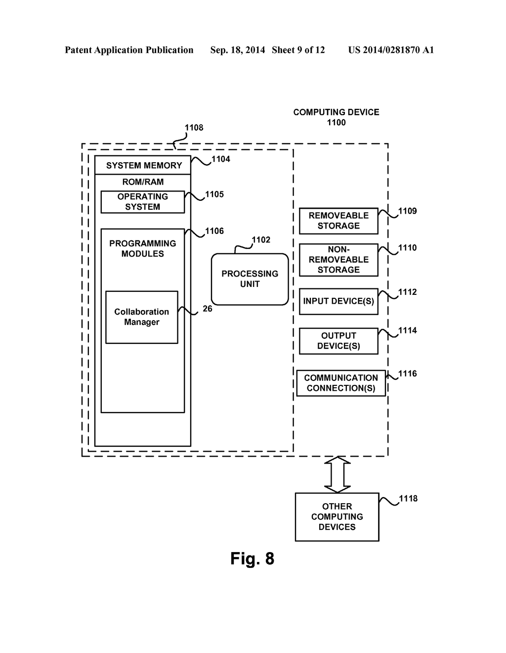 DOCUMENT COLLABORATION AND NOTIFICATION OF CHANGES USING DIFFERENT     NOTIFICATION MECHANISMS - diagram, schematic, and image 10