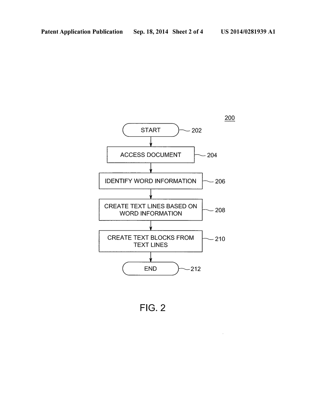 METHOD AND APPARATUS FOR IDENTIFYING LOGICAL BLOCKS OF TEXT IN A DOCUMENT - diagram, schematic, and image 03