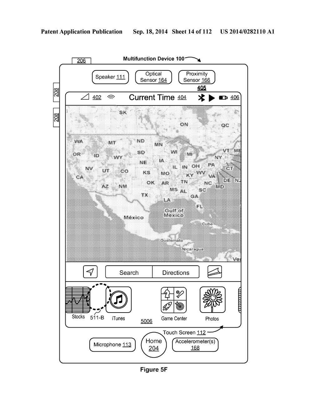 DEVICE, METHOD, AND GRAPHICAL USER INTERFACE FOR MANAGING CONCURRENTLY     OPEN SOFTWARE APPLICATIONS - diagram, schematic, and image 15