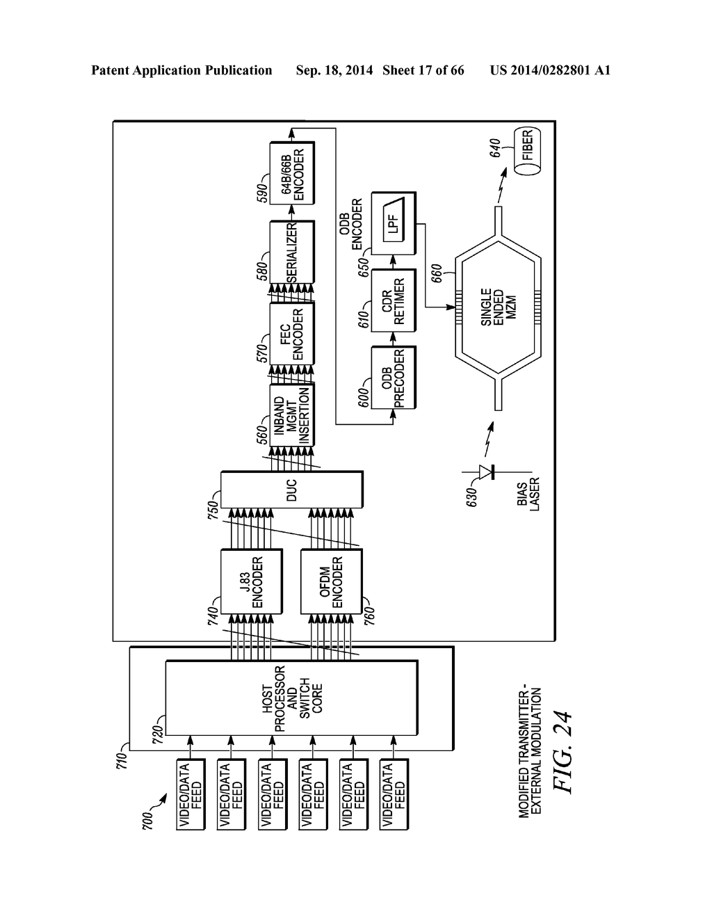 CATV VIDEO AND DATA TRANSMISSION SYSTEM WITH HYBRID INPUT - diagram, schematic, and image 18