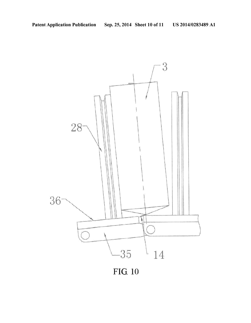 Chain Link, Chain Conveyor, Filling Machine, and Package-Flap Folding     Method - diagram, schematic, and image 11