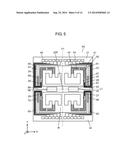 ANGULAR VELOCITY SENSOR AND DETECTION ELEMENT USED THEREIN diagram and image