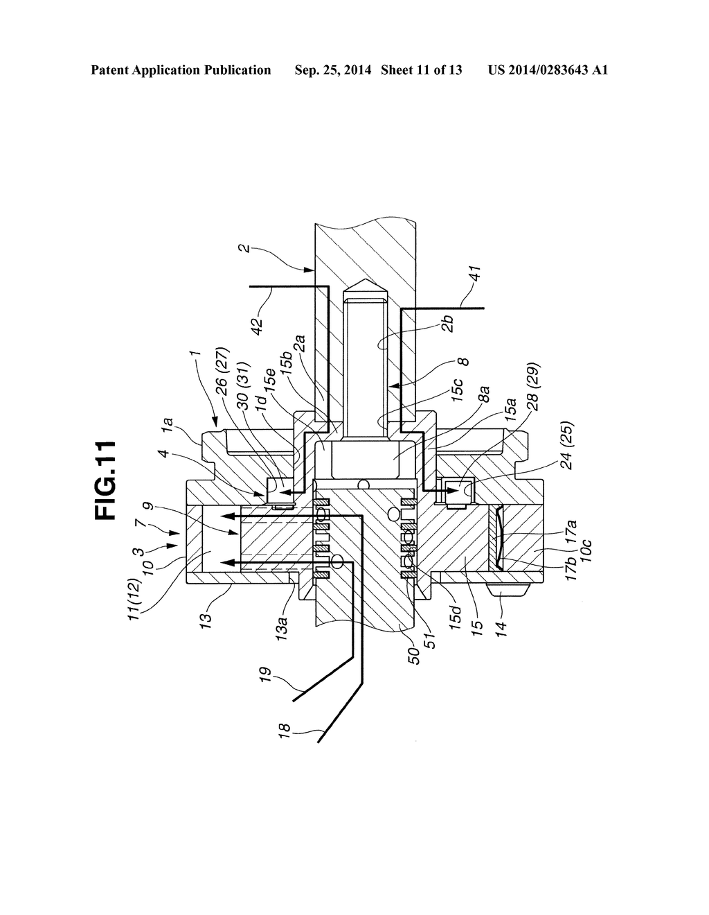 VALVE TIMING CONTROL SYSTEM FOR INTERNAL COMBUSTION ENGINE AND LOCK     RELEASE MECHANISM OF VALVE TIMING CONTROL APPARATUS FOR INTERNAL     COMBUSTION ENGINE - diagram, schematic, and image 12