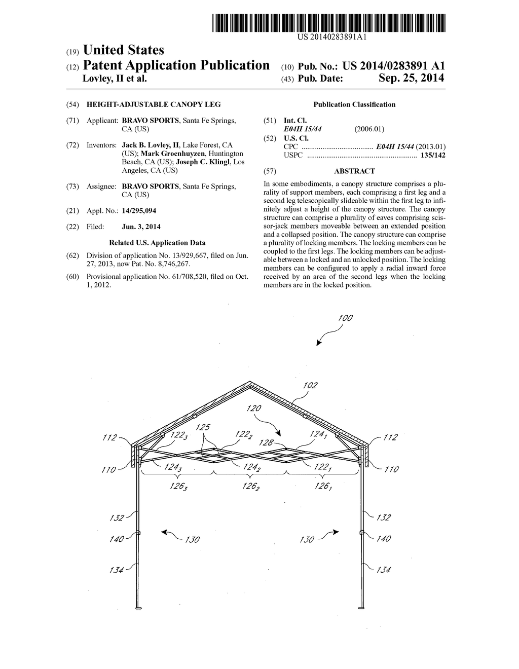 HEIGHT-ADJUSTABLE CANOPY LEG - diagram, schematic, and image 01