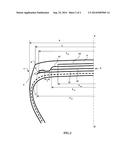 TIRE COMPRISING A LAYER OF CIRCUMFERENTIAL REINFORCING ELEMENTS diagram and image