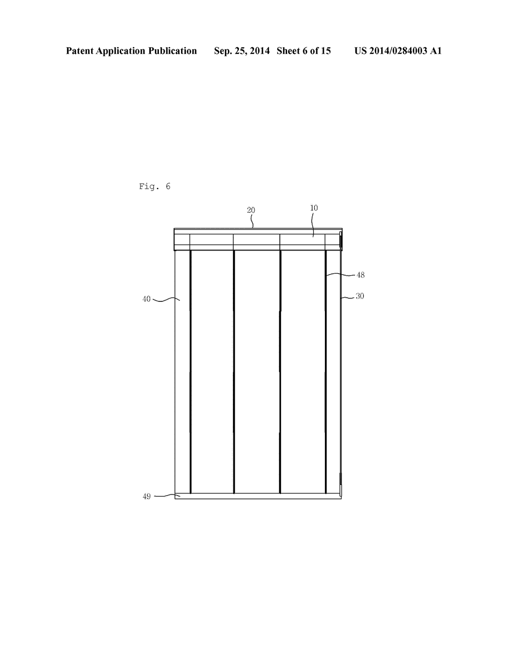 ROMAN SHADE CURTAIN AND ROMAN SHADE USING THE SAME - diagram, schematic, and image 07