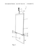 Loading station for transport bags for transporting goods in a hanging     manner diagram and image