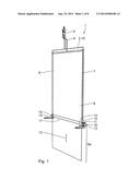 Transport bag for transporting goods in a hanging manner diagram and image