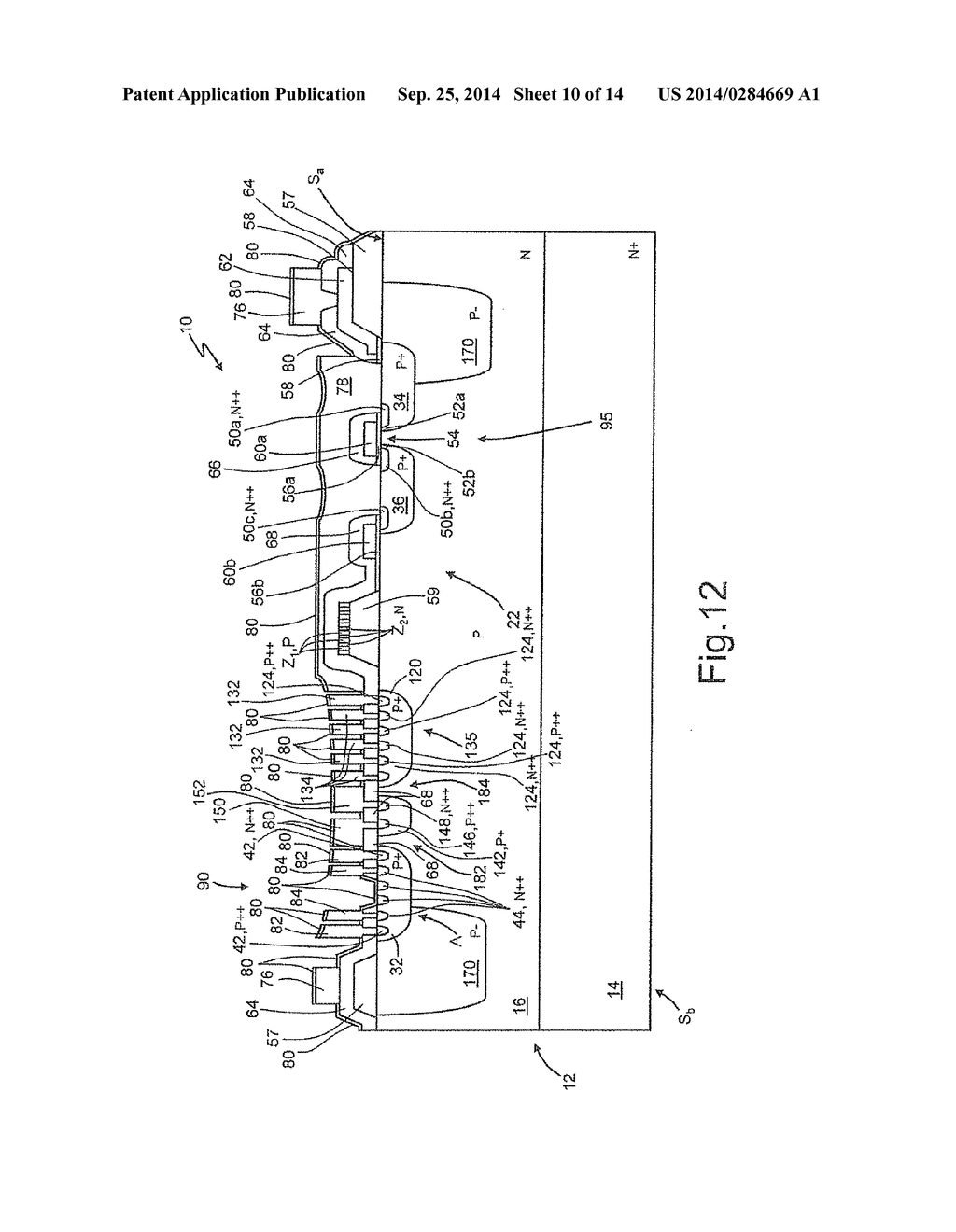 OPTOELECTRONIC INTEGRATED DEVICE INCLUDING A PHOTODETECTOR AND A MOSFET     TRANSISTOR, AND MANUFACTURING PROCESS THEREOF - diagram, schematic, and image 11