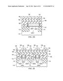 MOS Transistor Structure and Method of Forming the Structure with     Vertically and Horizontally-Elongated Metal Contacts diagram and image