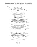 JET IMPINGEMENT COOLING APPARATUSES HAVING NON-UNIFORM JET ORIFICE SIZES diagram and image