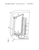 SEAT WITH UNIVERSAL DEVICE FOR RECEIVING AN ELECTRONIC GADGET FOR AN     AIRCRAFT OR SPACECRAFT diagram and image