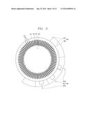 STATOR OF ELECTRIC MACHINE, ELECTROMOTOR HAVING THE SAME, AND ELECTRIC     VEHICLE HAVING THE ELECTROMOTOR diagram and image